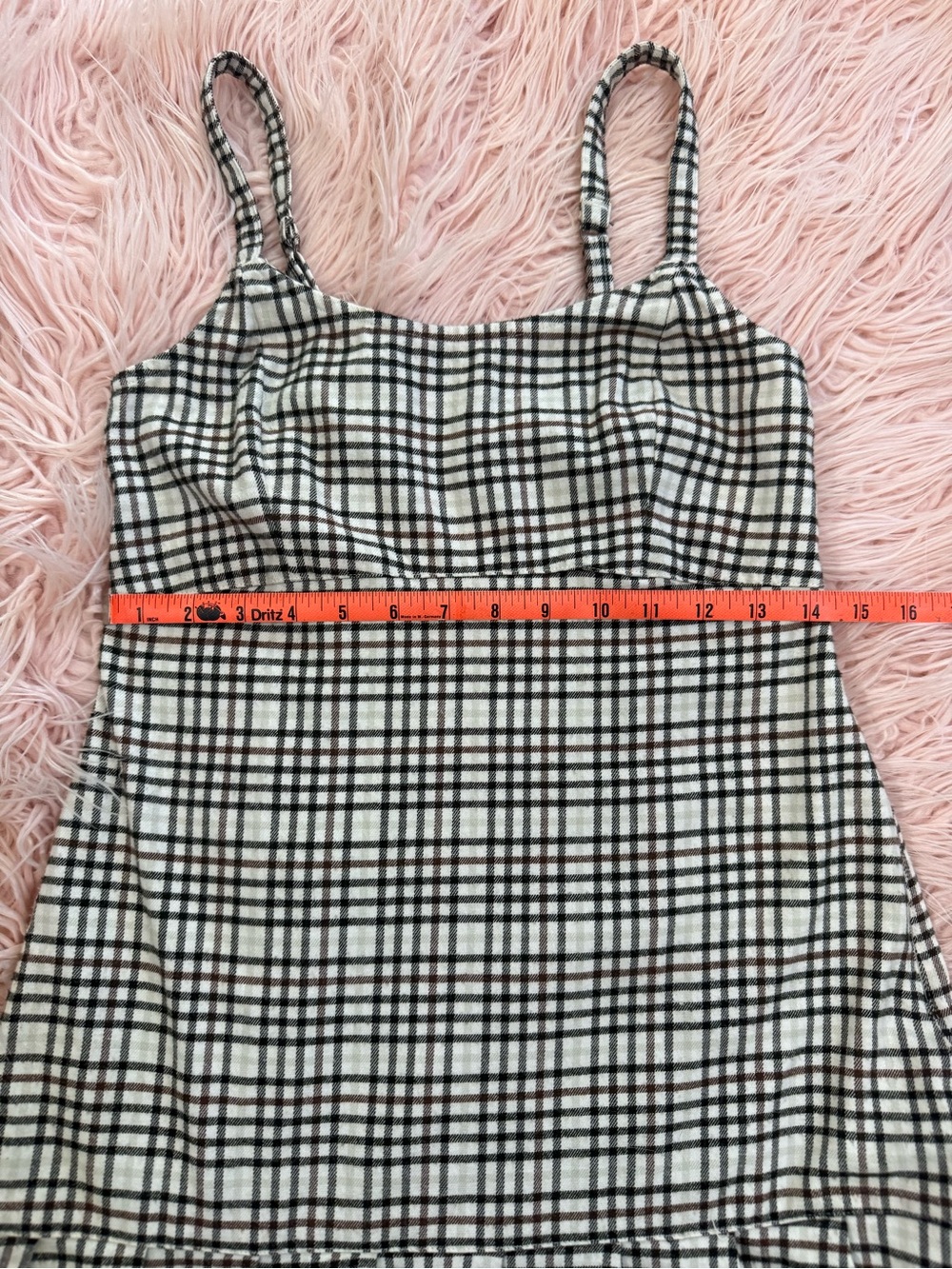 Hollister sleeveless plaid mini dress - Picture 3 of 10